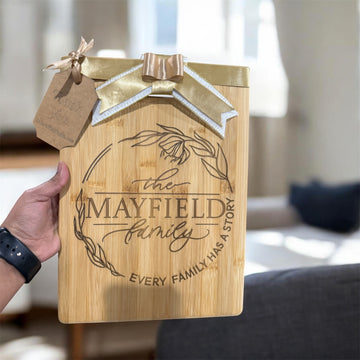 Custom cutting boards designed to celebrate love and life. Ideal for anniversaries, couples, husband, housewarmings, Valentine’s Day, Christmas, and more.