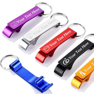 Anodized Bottle Opener Keychain