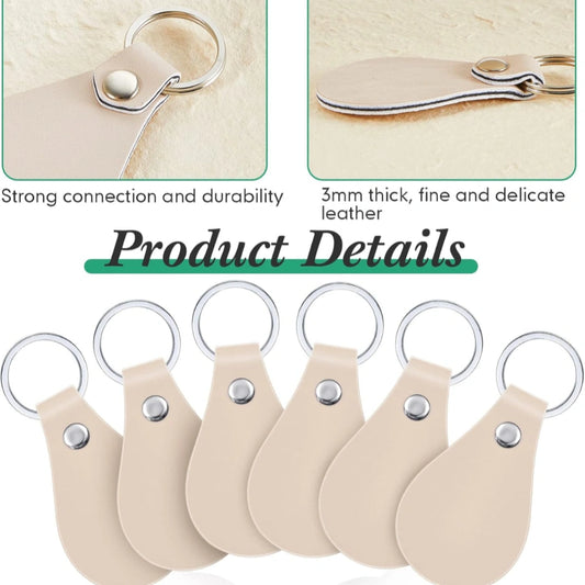 Personalized Elegant Leather Key Ring