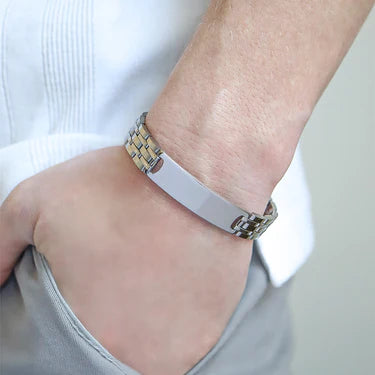 Stainless Steel Engravable ID Bracelet