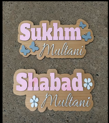 Design Your Sign/Name sign /Nursery sign- Layered Name Signs