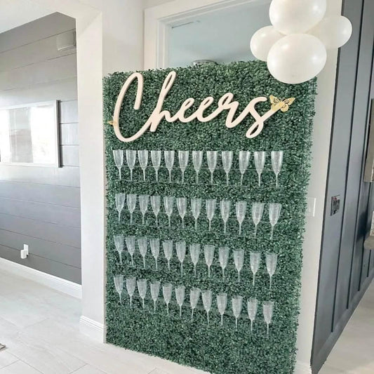 Cheers Wood Sign - Personalized
