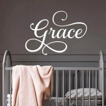 Custom Baby Name Sign – Personalized Wooden Nursery Decor - Personalized