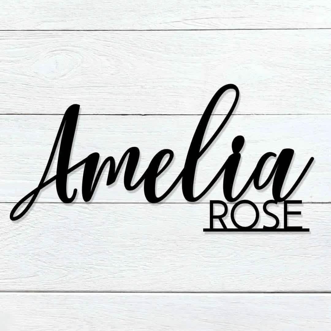 Double Name Sign
