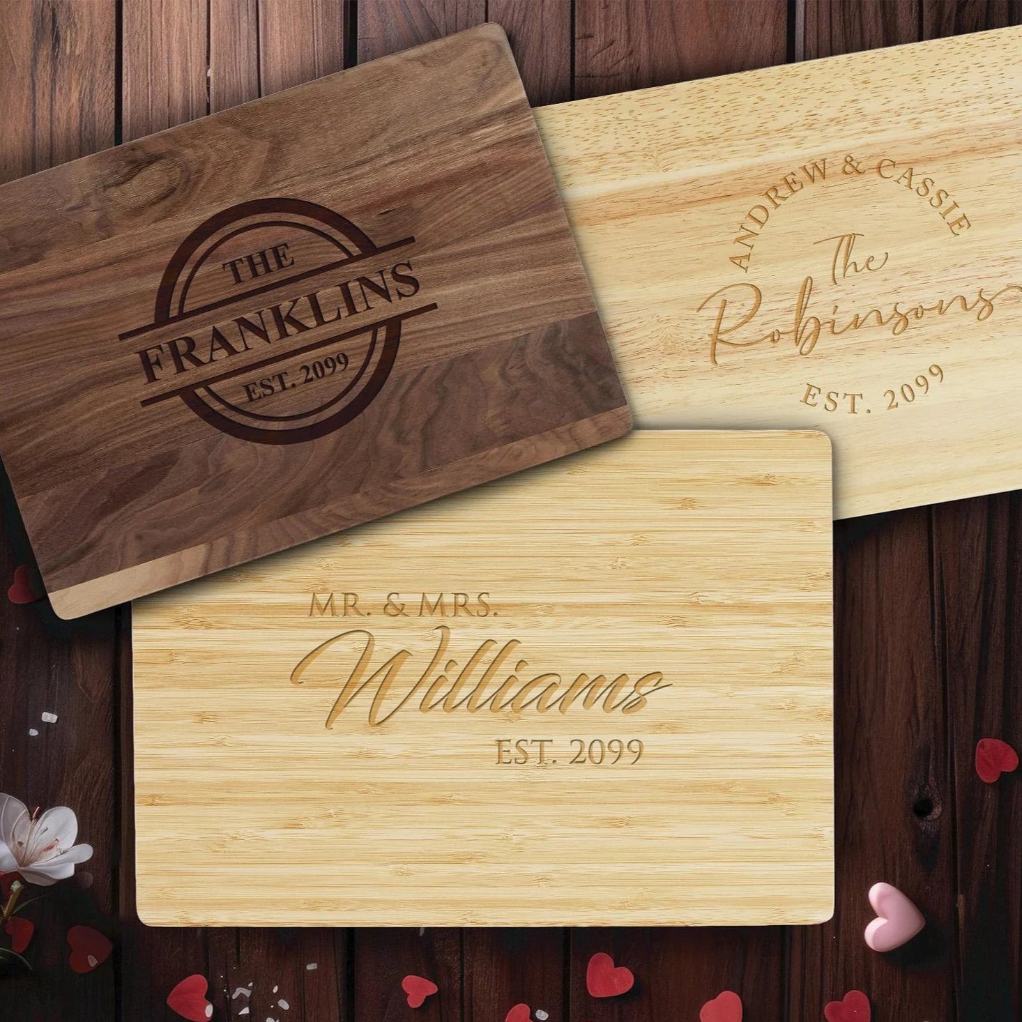 Anniversary Gifts, Personalized Cutting Boards, Anniversary Gifts for her, Gifts for Couple, Gifts for Him, Gifts for Husband, Custom Boards