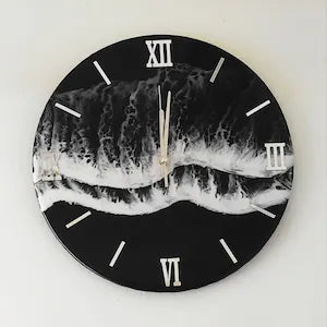 Epoxy Wall Clock Christmas Gift, Unique Epoxy Wall clock