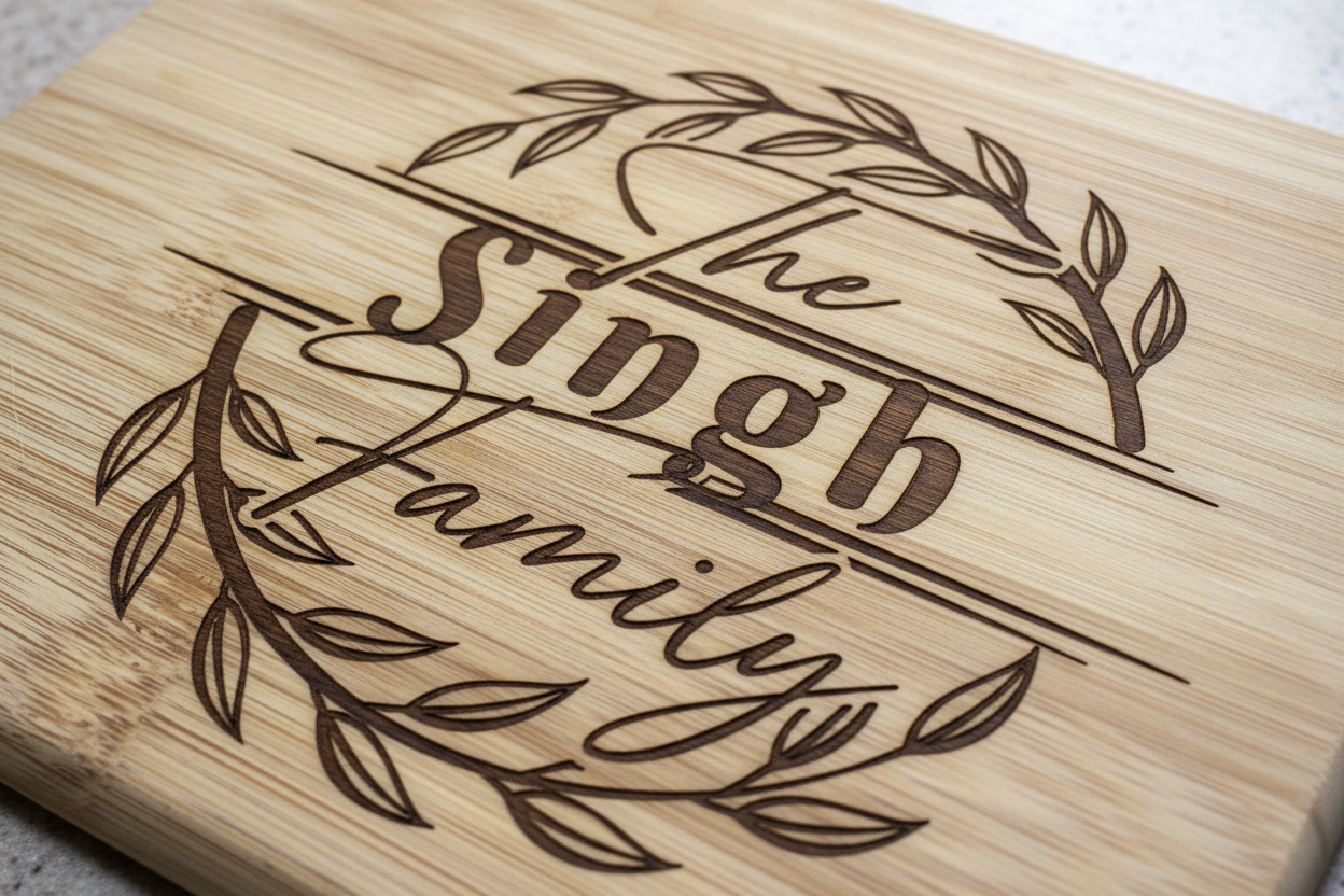 Luxurious Singh Family Cutting Board