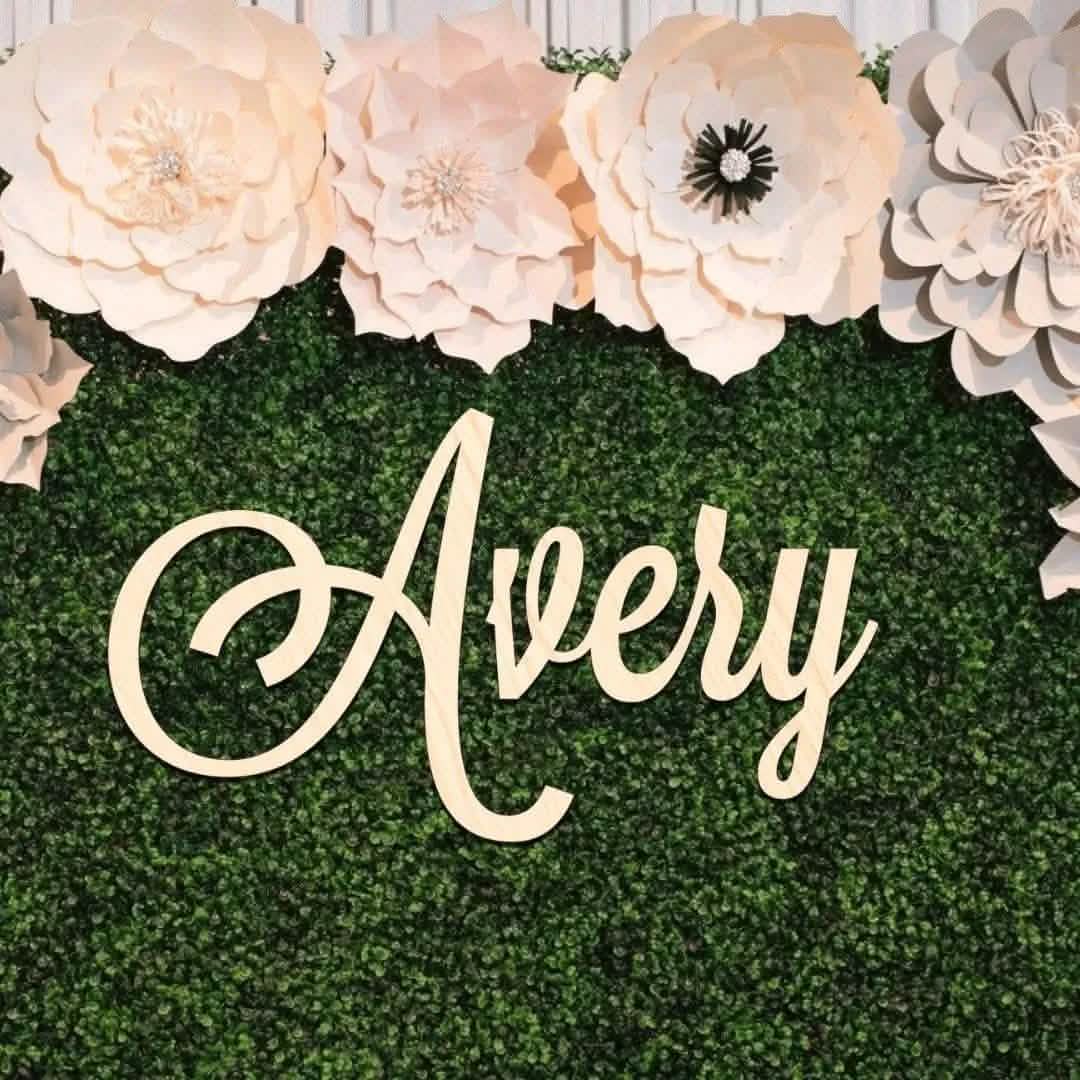 Custom Wood Name Signs