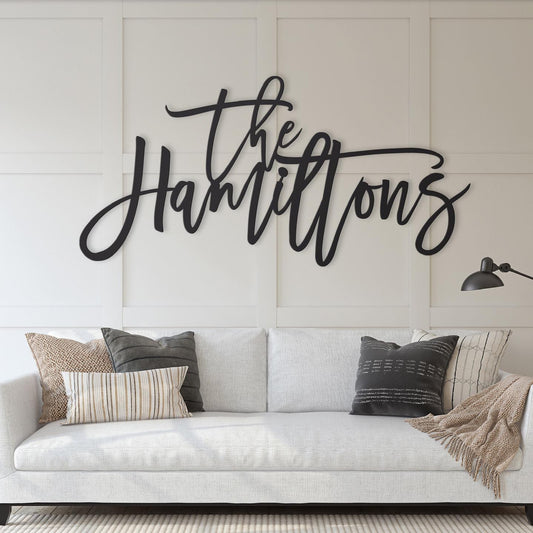 Personalized Family Last Name Wedding Sign – Custom Wood Sign for Weddings and Home Decor - Personalized