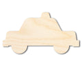 Unfinished Cartoon Police Car Shape | DIY Craft Cutout | up to 46