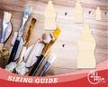 Unfinished Mustard Bottle Shape | DIY Craft Cutout | up to 46