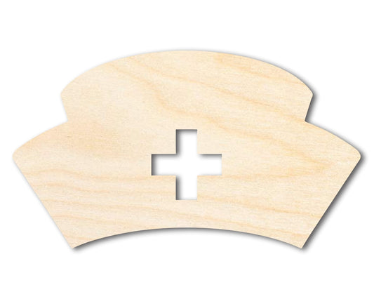 Unfinished Nurse Hat Shape | DIY Craft Cutout | up to 46" DIY