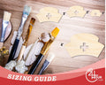 Unfinished Nurse Hat Shape | DIY Craft Cutout | up to 46