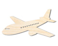Unfinished Wood Air Plane Shape | DIY Craft Cutout | up to 46