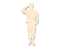 Unfinished Wood Cutout – American Hero Shape | Baltic Birch Plywood Craft Supplies