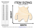 Unfinished Wood Angry Monster Shape | DIY Craft Cutout | up to 46