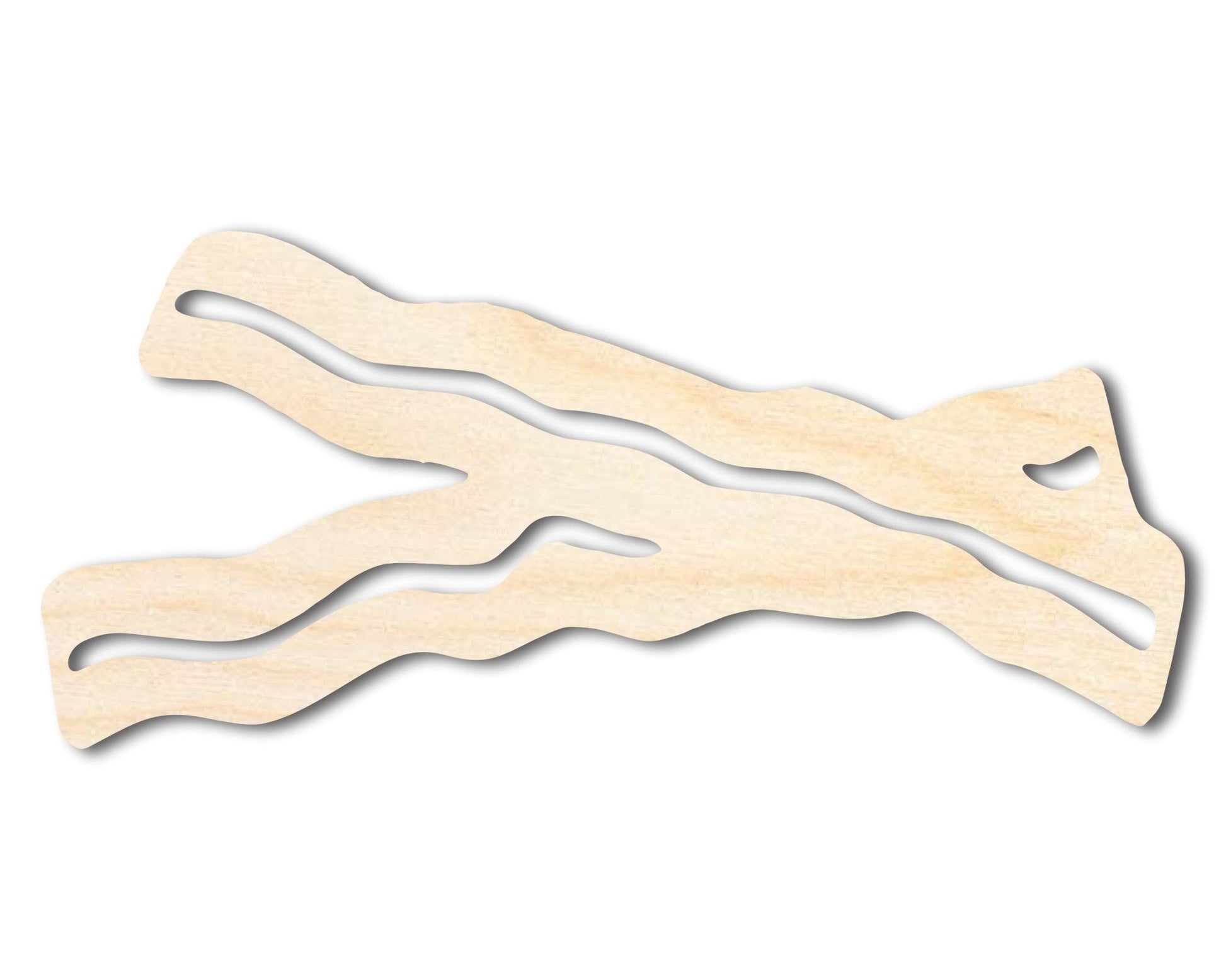 Wood Bacon Shape | DIY Craft Cutout | up to 46" DIY