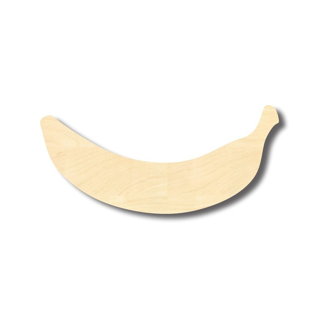 Banana Shape Fruit Wood Cutout - Unfinished Door Hanger - DIY Craft Shape Blanks - Laser Cut Shapes - Decor Cut Outs