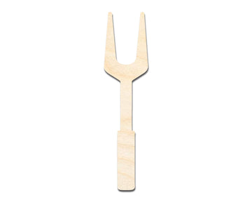 Unfinished Wood BBQ Fork Shape | Craft Cutout | up to 46" DIY