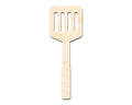 Unfinished Wood BBQ Slotted Turner Shape | Craft Cutout | up to 46