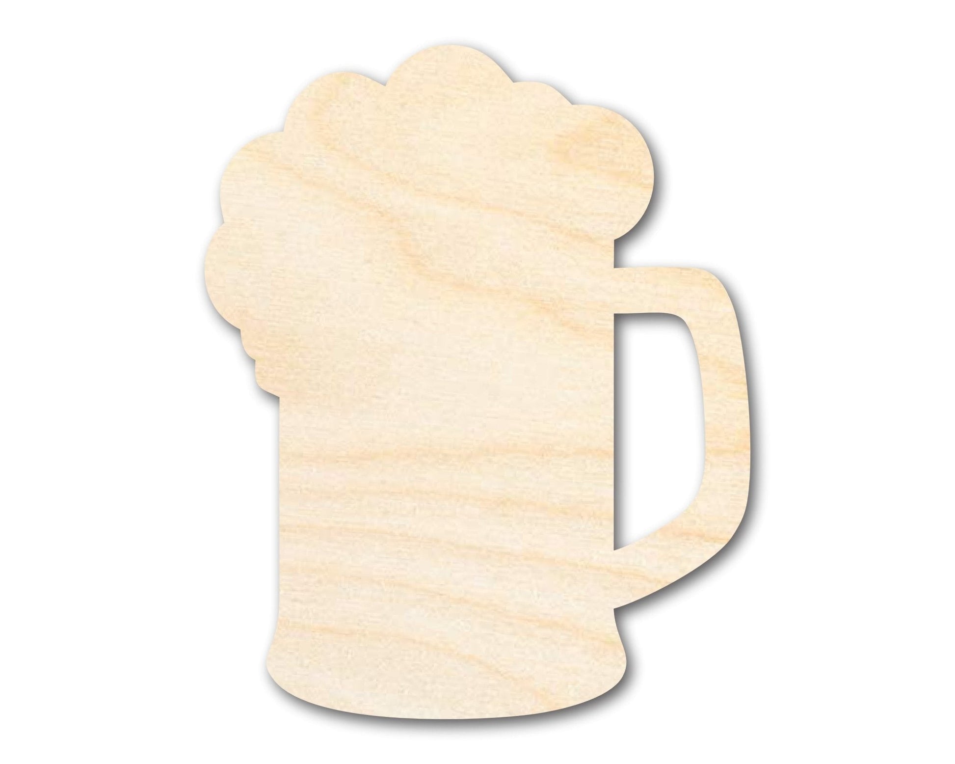 Wood Beer Mug Shape | DIY Craft Cutout | up to 46" DIY