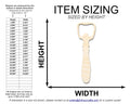 Unfinished Wood Bottle Opener Shape | DIY Craft Cutout | up to 46