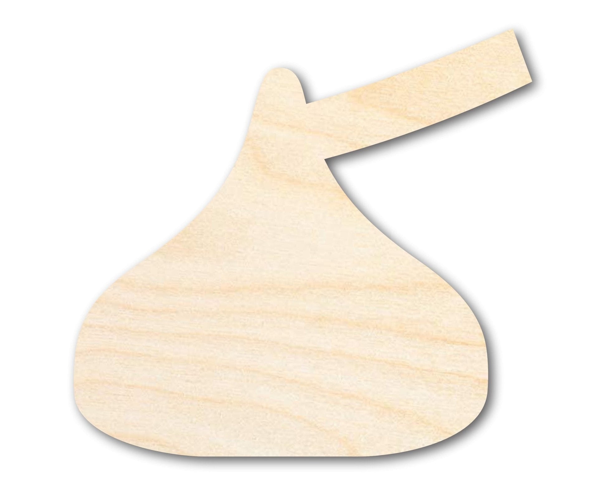 Wood Candy Kiss Shape - Craft - up to 46" DIY
