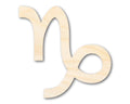 Unfinished Wood Capricorn Sign Shape - Zodiac Craft - up to 46