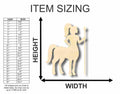 Unfinished Wood Centaur Shape - Mythical - Craft - up to 46