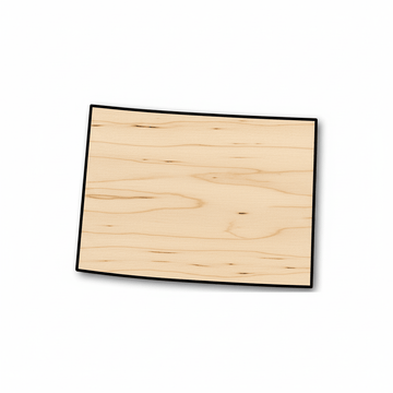 Unfinished Wood Colorado Shape - State - Craft - up to 46" DIY