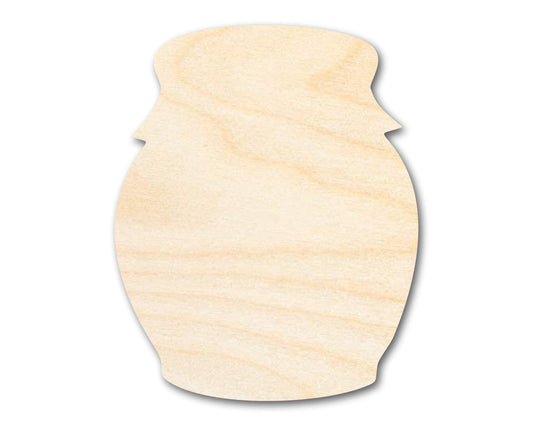 Wood Country Jar Shape - Craft - up to 46"