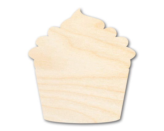 Wood Cupcake Shape - Craft - up to 46"