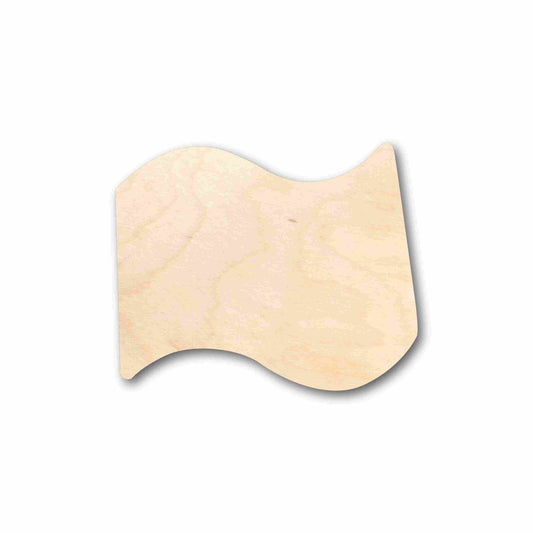 Unfinished Wood Flag – Baltic Birch Plywood Laser Cut Wood Craft Shapes