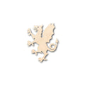 Unfinished Wood Dragon Shape - Craft - up to 46