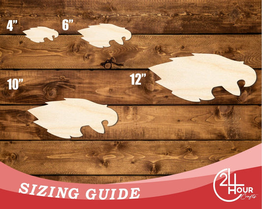 Unfinished Wood Eagle Mascot Shape | DIY Craft Cutout | up to 46" DIY