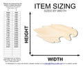 Unfinished Wood Eagle Mascot Shape | DIY Craft Cutout | up to 46