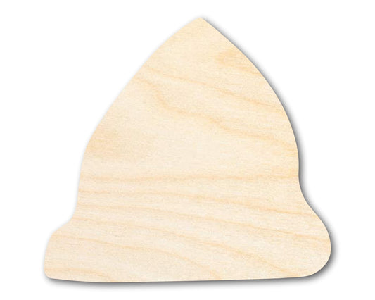Elf Hat Shape - Craft - up to 46" Wood Cutout - Unfinished Door Hanger - DIY Craft Shape Blanks - Laser Cut Shapes - Decor Cut Outs