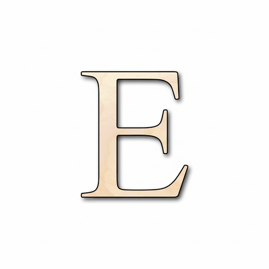 Wood Epsilon Silhouette - Craft- up to 46" DIY