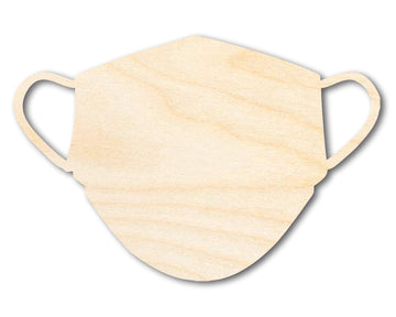 Face Mask Shape | DIY Craft Cutout | up to 46" DIY Wood Cutout - Unfinished Door Hanger - DIY Craft Shape Blanks - Laser Cut Shapes - Decor Cut Outs