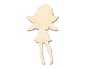 Unfinished Wood Fairy Shape | Craft Cutout | up to 46