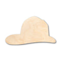 Unfinished Wood Fireman's Hat Shape - Firefighter - Craft - up to 46