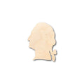 Unfinished Wood George Washington Shape - History - America - Craft - up to 46