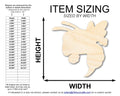 Unfinished Wood Hornet Mascot Shape | DIY Craft Cutout | up to 46