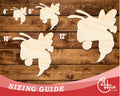 Unfinished Wood Hornet Mascot Shape | DIY Craft Cutout | up to 46