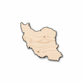 Unfinished Wood Iran Shape - Country - Craft - up to 46