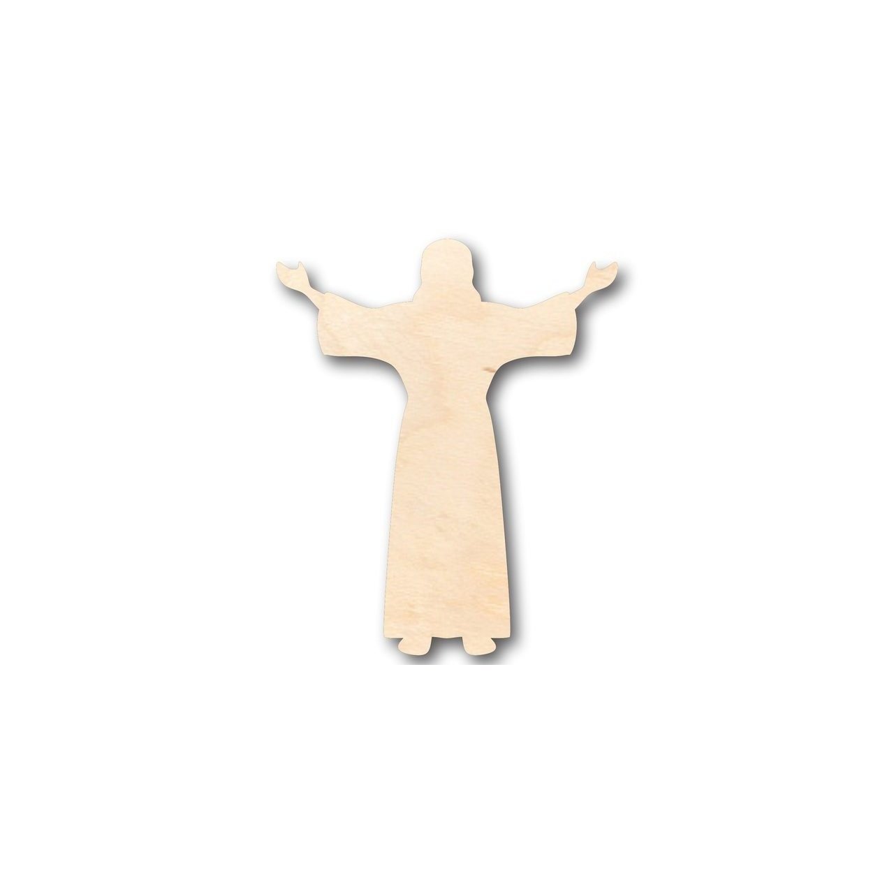 Wood Jesus Preaching Shape - Easter - Christian - Craft - up to 46" DIY