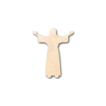 Wood Jesus Preaching Shape - Easter - Christian - Craft - up to 46" DIY