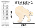 Unfinished Wood Lion Mascot Shape | DIY Craft Cutout | up to 46
