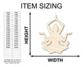 Unfinished Wood Mahadeva Shape - Craft - up to 46