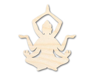 Unfinished Wood Mahadeva Shape - Craft - up to 46"